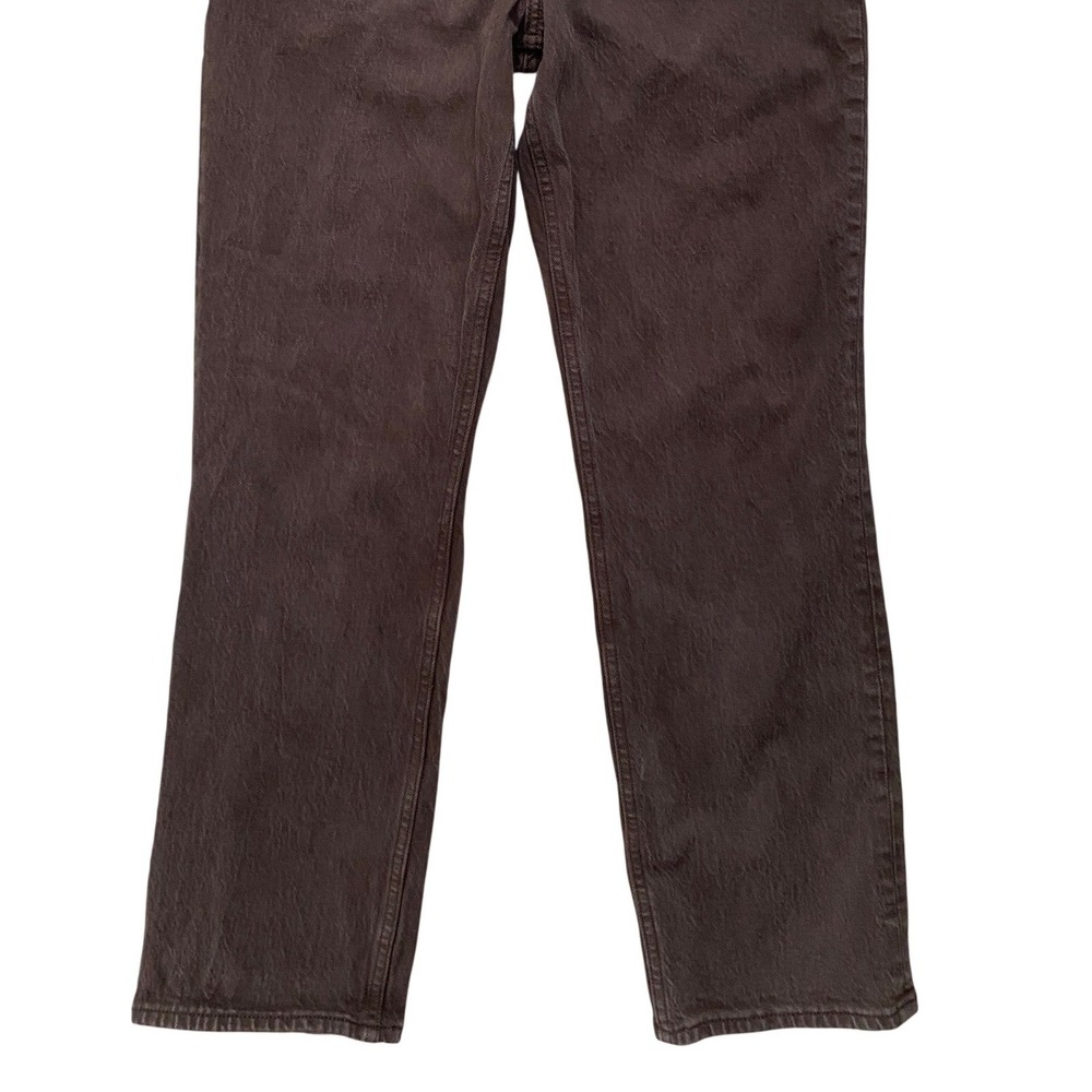 Abercrombie & Fitch The 90s Straight Ultra High Rise Brown Jeans 26/2S 15501304 - Picture 10 of 11